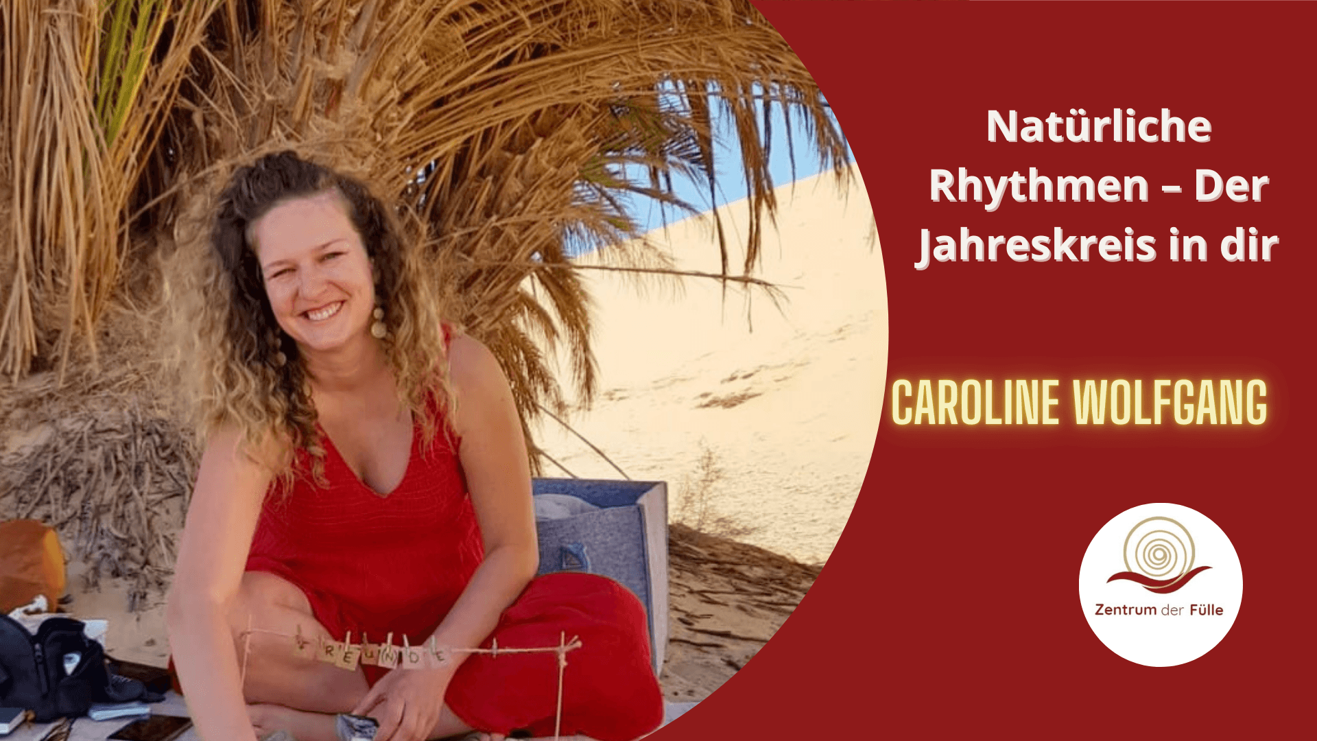 Who: Caroline Wolfgang<br><br>Ein Workshop für Frauen<br><br>Die Natur zeigt uns im Jahreskreis einen Rhythmus, der in jeder Frau von Geburt bis zum Tod angelegt ist. Du erlebst in diesem Workshop die 4 Hauptqualitäten:<br><br>Mädchen (neugierig sein)<br><br>Junge Frau (sinnlich sein)<br><br>Reife Frau (klar sein)<br><br>Alte Frau (da-sein und trans-formieren)<br><br>Diese 4 Quadranten erforschen wir gemeinsam im Tanz, mit unserer Stimme und über sicher gehaltene Erfahrungsräume. Jede Frau durchläuft in diesem Workshop die 4 Qualitäten und nimmt einen realen Schatz an Erfahrung mit nach Hause.<br><br>Ich freue mich sehr auf *unseren* Rhythmus.<br><br>Absolut keine Vorkenntnisse nötig.<br><br>Mitzubringen: Neugier, Wasserflasche und ein Tuch, das du dir um die Hüfte wickeln kannst. Hast du kein Tuch, kannst du eines von mir ausborgen.<br><br>Ausgleich: 70.- Chf inklusive leckere Kürbissuppe zum Zmittag<br><br>**Sonntag, 27. Oktober 2024**<br><br>**Workshopzeit: 9:30 – 15:00 Uhr** (mit Mittagspause)<br><br>Ankommen: ab 9:00 Uhr<br><br>Anmeldung unter: mail@koerperheimat.at<br><br>Caroline Wolfgang ist Sexologische Körpertherapeutin und arbeitet selbstständig in eigener Praxis. Hier mehr über ihre Arbeit:   <br>www.koerperheimat.at<br><br>Email für Anmeldung: mail@koerperheimat.at<br><br>