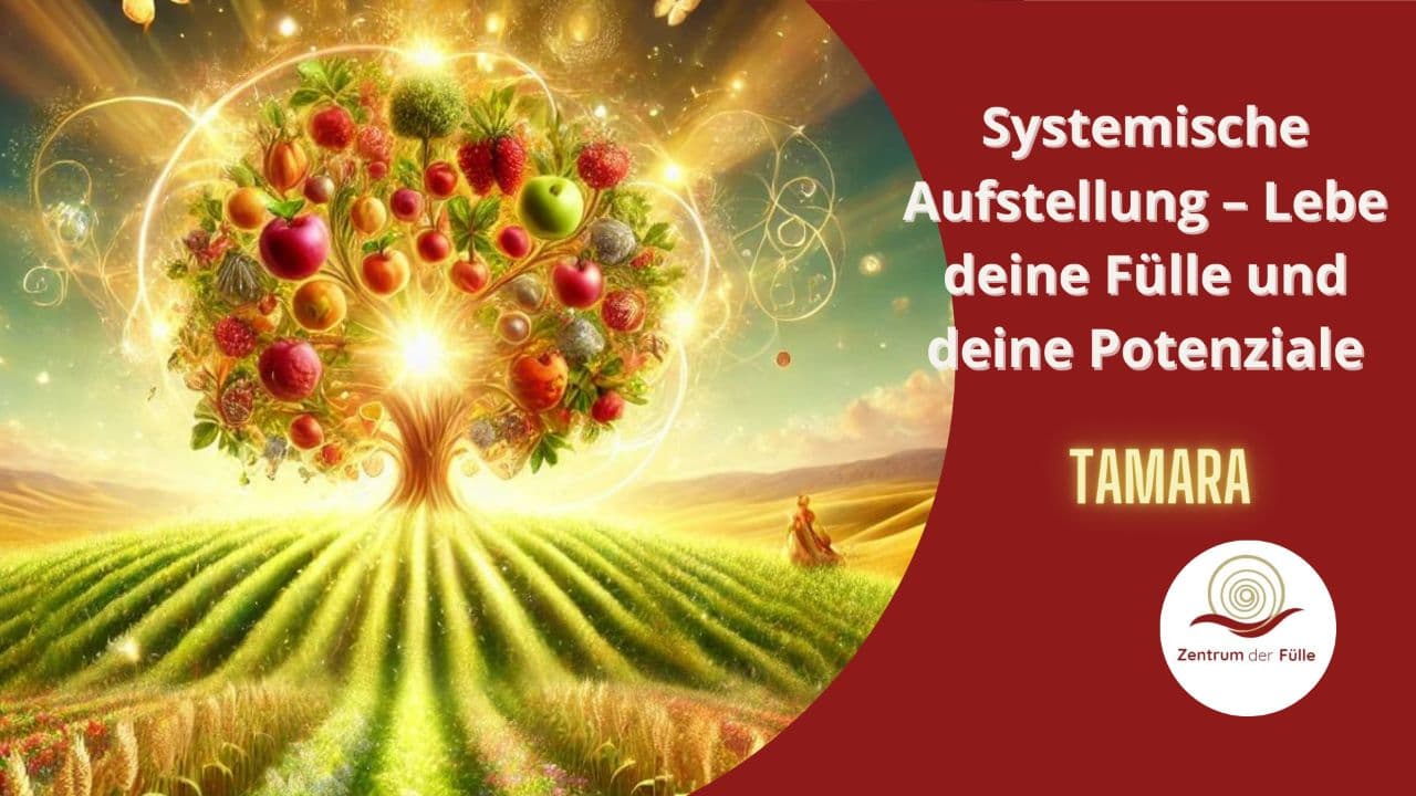 Who: Tamara<br><br>Systemische Aufstellung – Lebe deine Fülle und deine Potenziale<br><br>Gerne lade ich dich herzlich ein, anhand systemischer Aufstellung, deine wahre Fülle zu erfahren und deine Potenziale frei zu setzen.<br><br>Bei Fülle geht es darum, wie wir im Leben Wohlstand, Erfolg, Freude, Zufriedenheit und inneren Reichtum erfahren. Oft stehen unbewusste Blockaden im Weg, die uns daran hindern, diese Fülle in unserem Leben zuzulassen. Diese Blockaden können auf systemische Verstrickungen zurückzuführen sein, die uns unbewusst in Mustern von Mangel und Selbstbegrenzung halten.<br><br>In Bezug auf Potenziale hilft die systemische Aufstellung dabei, zu erkennen, welche verborgenen Ressourcen und Fähigkeiten im Leben eines Menschen schlummern, die durch systemische Dynamiken blockiert sein könnten. Oft sind es unbewusste Loyalitäten oder Übernahmen von Verhaltensmustern, die uns davon abhalten, unser volles Potenzial zu entfalten.<br><br>Systemische Aufstellungen bieten einen kraftvollen Zugang, um Blockaden in Bezug auf Fülle und Potenzial zu erkennen und zu transformieren. Sie ermöglichen es, alte Muster zu durchbrechen und sich bewusst mit den eigenen Ressourcen zu verbinden, um ein erfülltes, freies und potenzialreiches Leben zu führen.<br><br>Name: Tamara  <br>Wo: Zentrum der Fülle  <br>Wann: Mittwoch, 23.10.24  <br>Zeit: 19 – ca 22 Uhr<br><br>Ausgleich: 70 CHF, bitte in bar mitbringen<br><br>Mitbringen: Bequeme Kleidung, Wasserflasche<br><br>Email für Anmeldung: Info@zentrumderfuelle.ch<br><br>